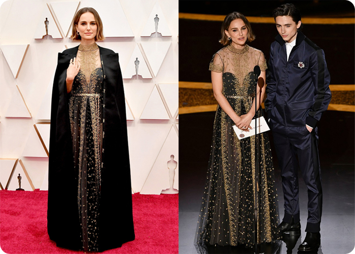 Natalie Portman Oscar 2020 dress