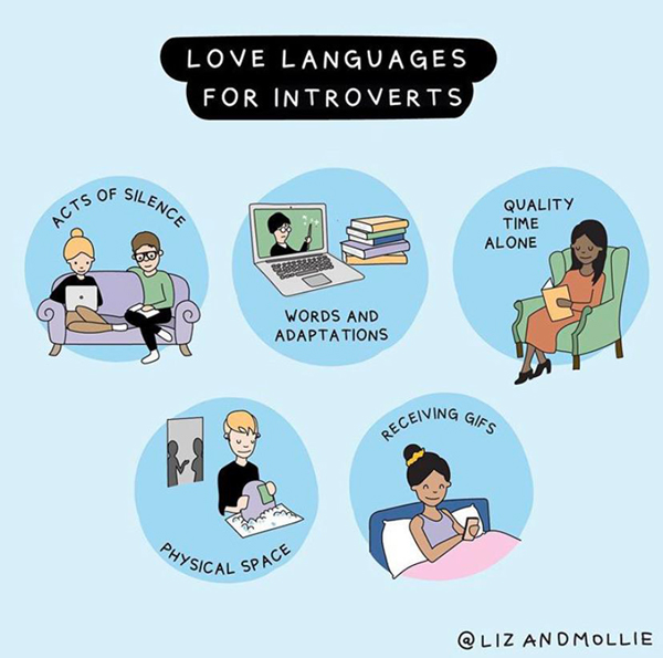 5 love languages for introverts