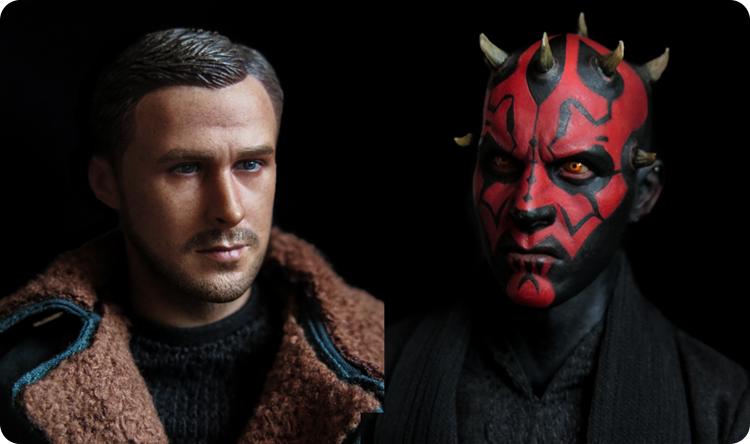 Action Figures: Agent K and Darth Maul