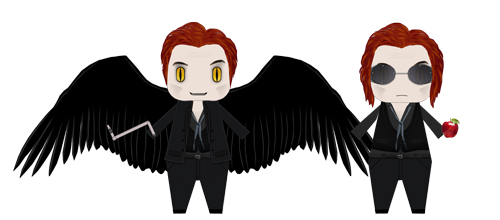 Paperized in October: Crowley (Good Omens TV)
