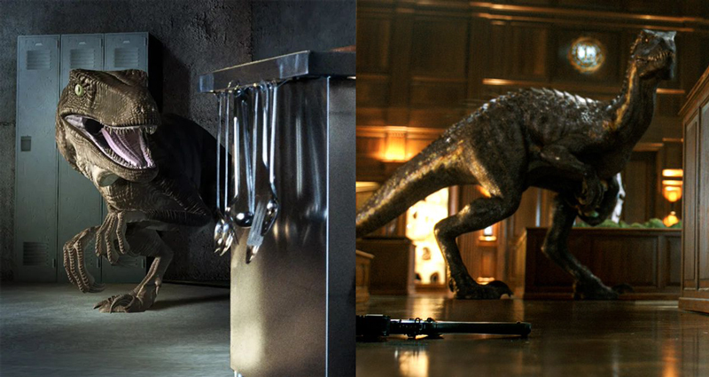 Raptors in Jurassic Park
