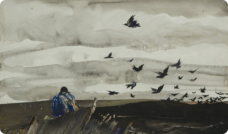 Andrew Wyeth - Crows