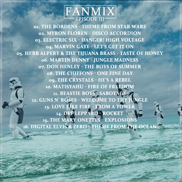 Cafe del Mar Scarif episode 3 fanmix tracklist