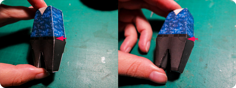 How-to build Jonathan Ferguson papertoy: colouring edges