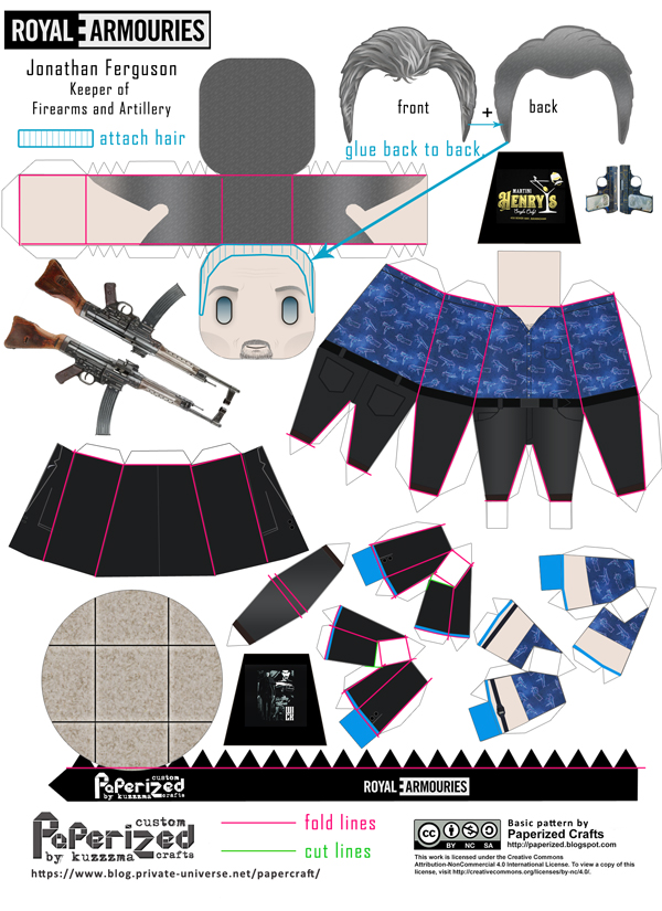 Jonathan Ferguson papertoy - instructions and how-to build