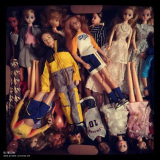 My doll collection is packed still.