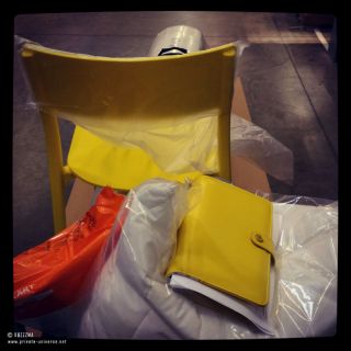 IKEA trip, yellow chair caught my eye.
