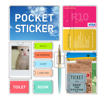 Pocket stickers - usage